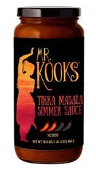 Mr. Kooks Medium Spicy Tikka Masala Simmer Sauce 16.5 oz