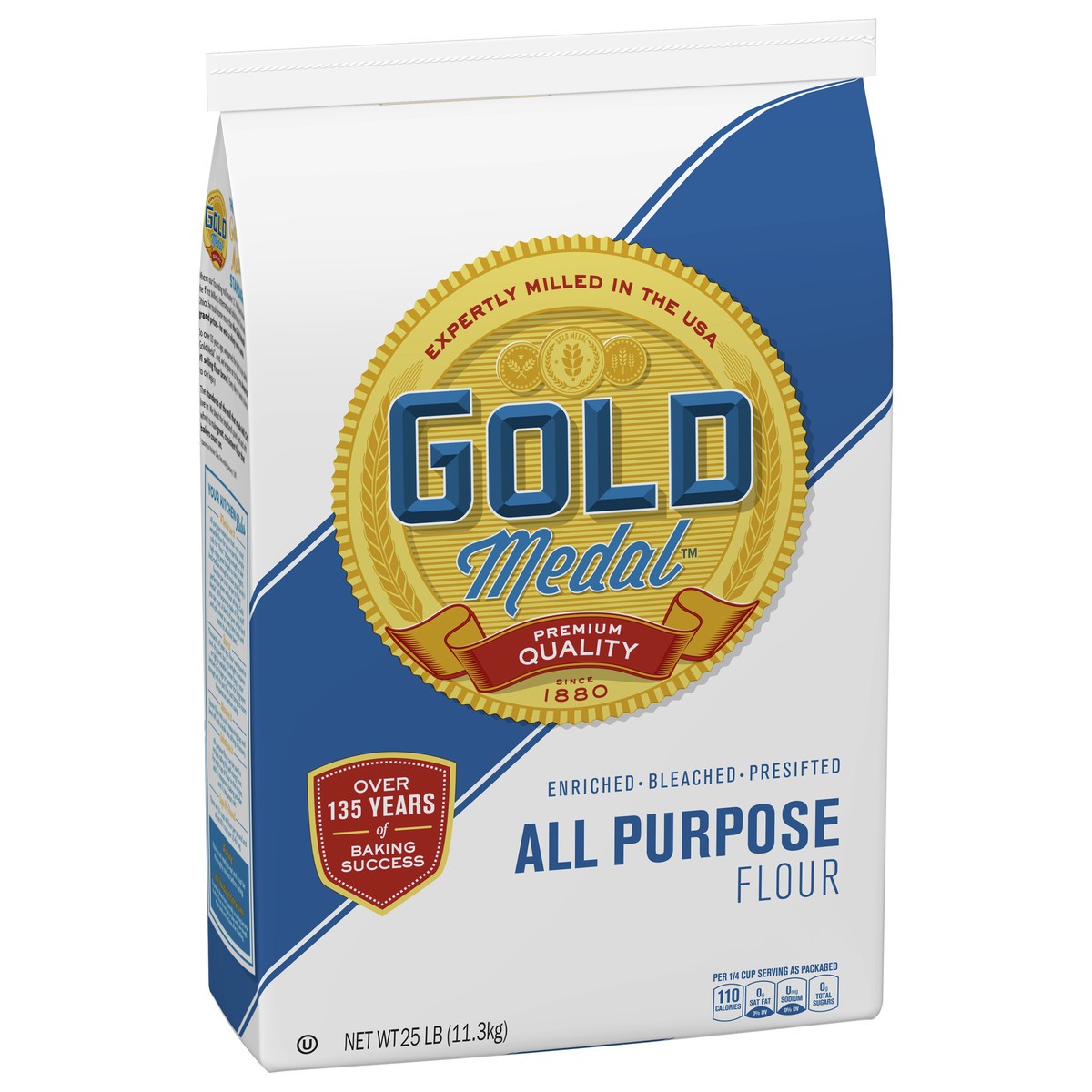 slide 8 of 9, Gold Medal All-Purpose Flour, 25 lb