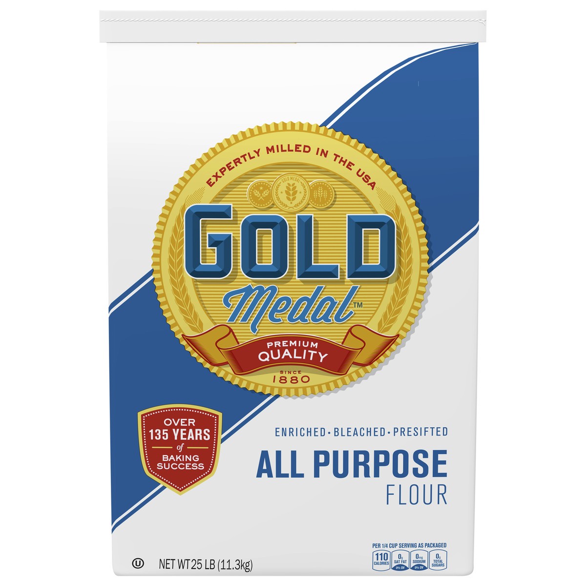 slide 1 of 9, Gold Medal All-Purpose Flour, 25 lb