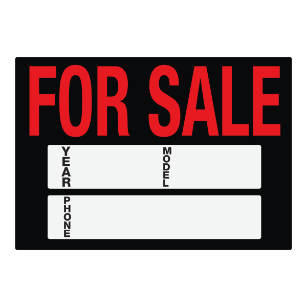 slide 1 of 1, Cosco Static Cling ''Car Sale'' Sign Kit, 1 ct