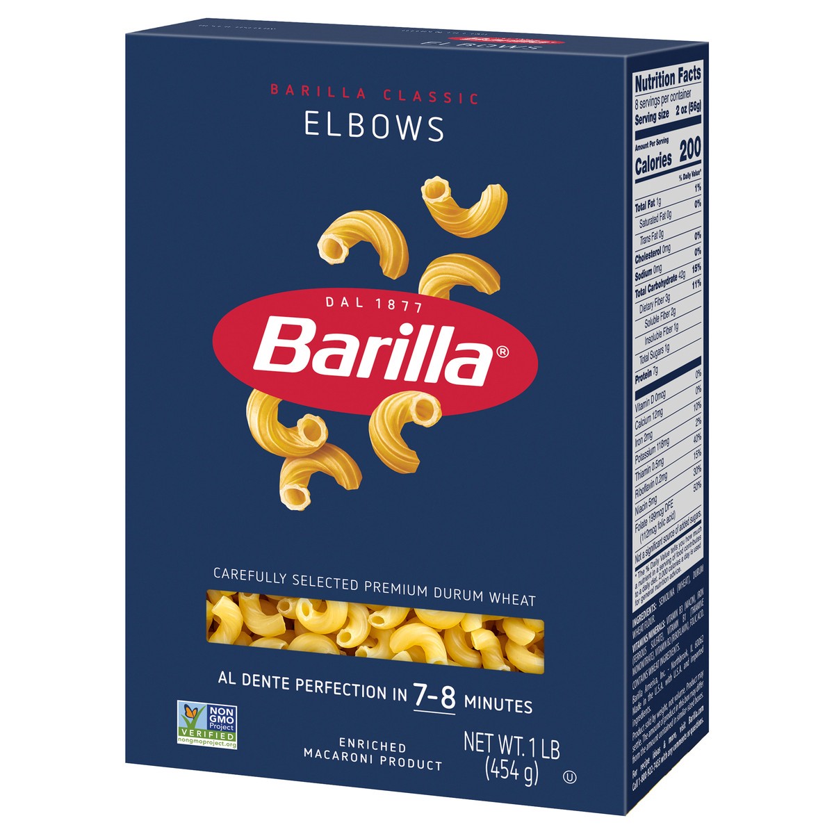 slide 3 of 9, Barilla® pasta, elbows, 