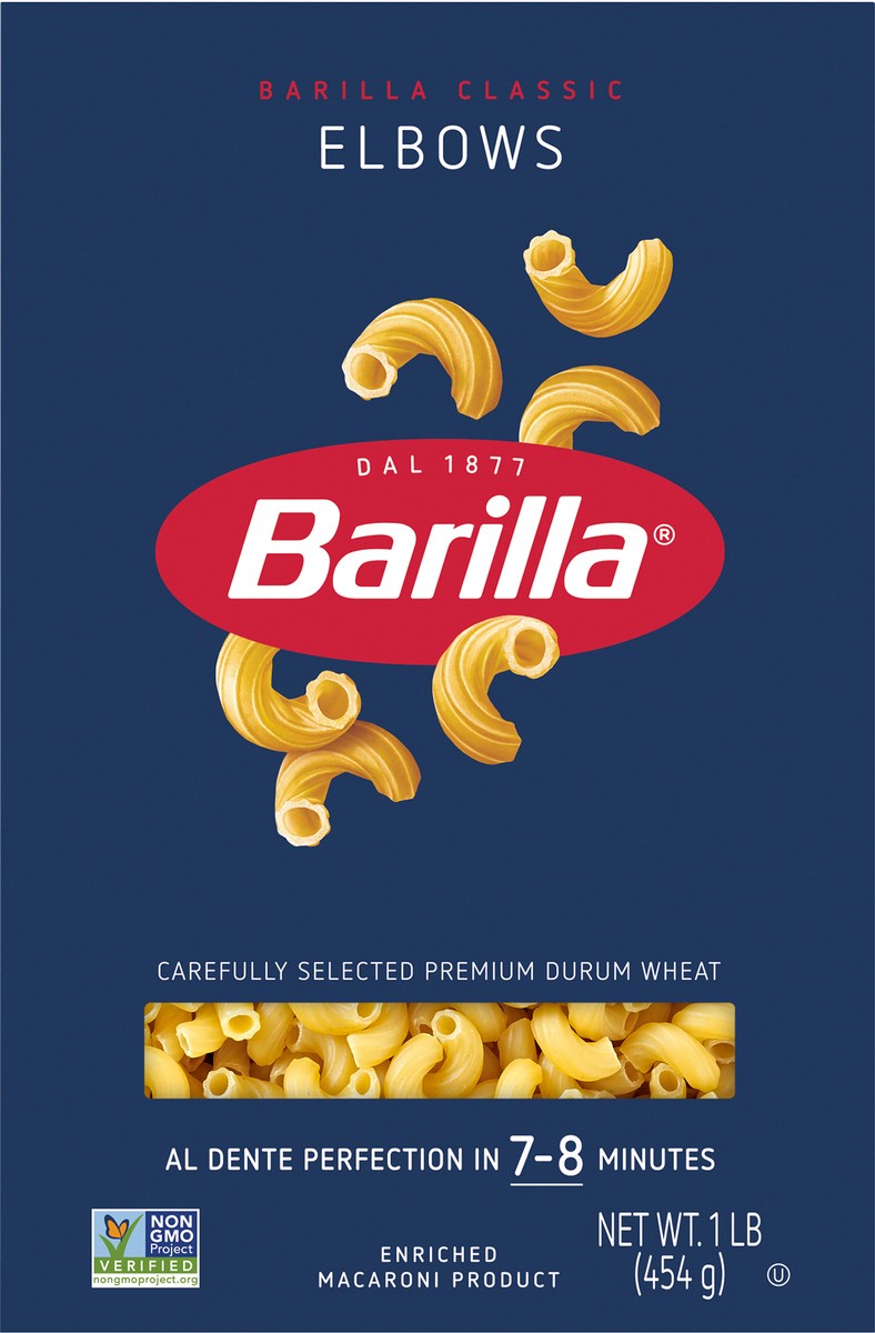 slide 6 of 9, Barilla® pasta, elbows, 