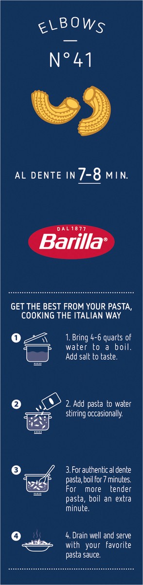 slide 7 of 9, Barilla® pasta, elbows, 