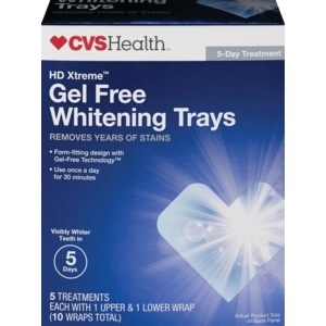 cvs health gel free whitening trays