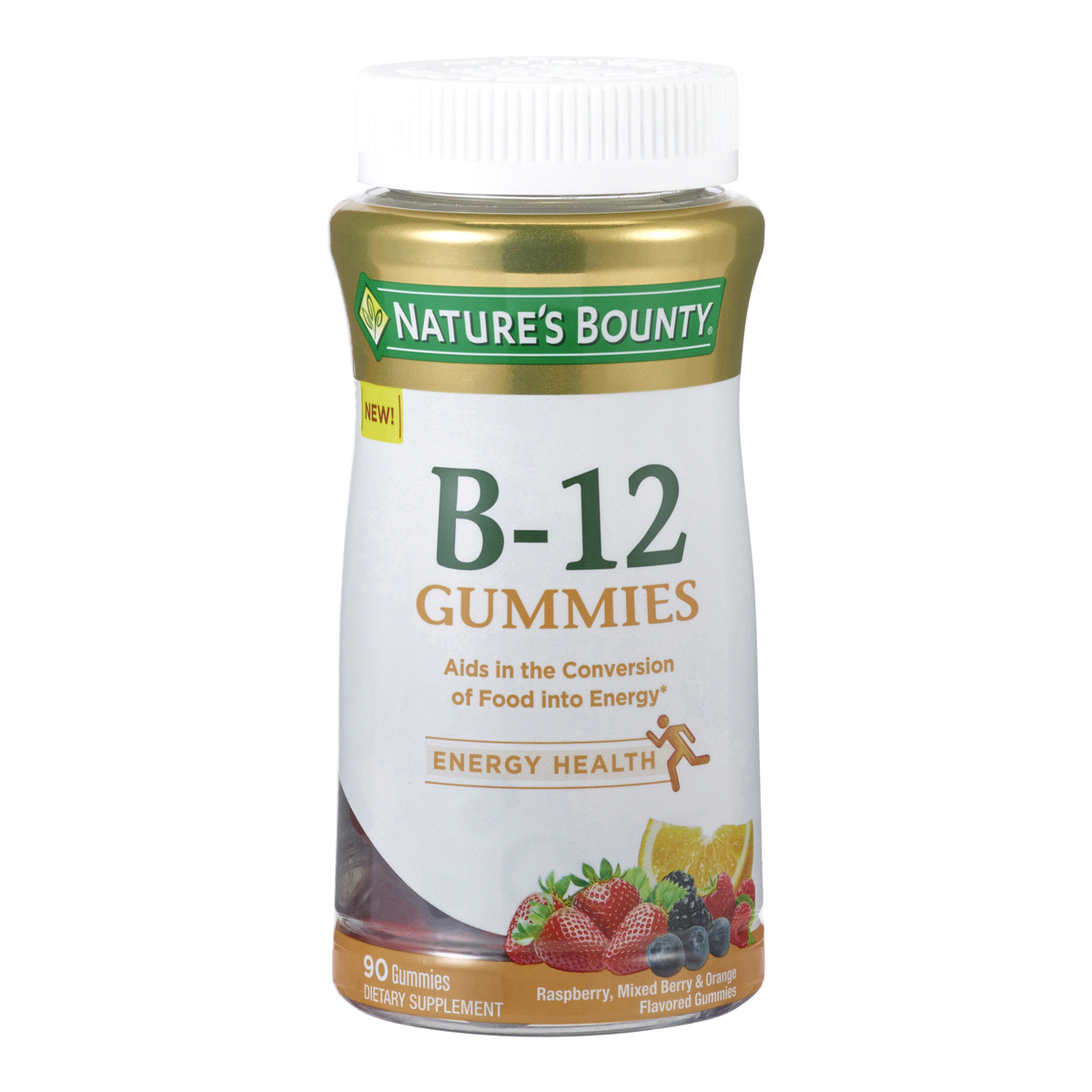 slide 1 of 9, Nature's Bounty Vitamn B12 Gummies, 90 ct