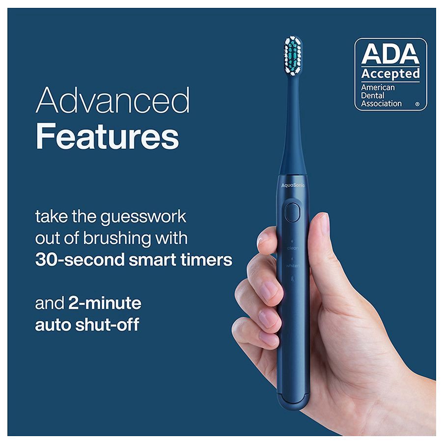 slide 2 of 5, AquaSonic Icon Rechargeable Power Toothbrush - 1 ea, 1 ct