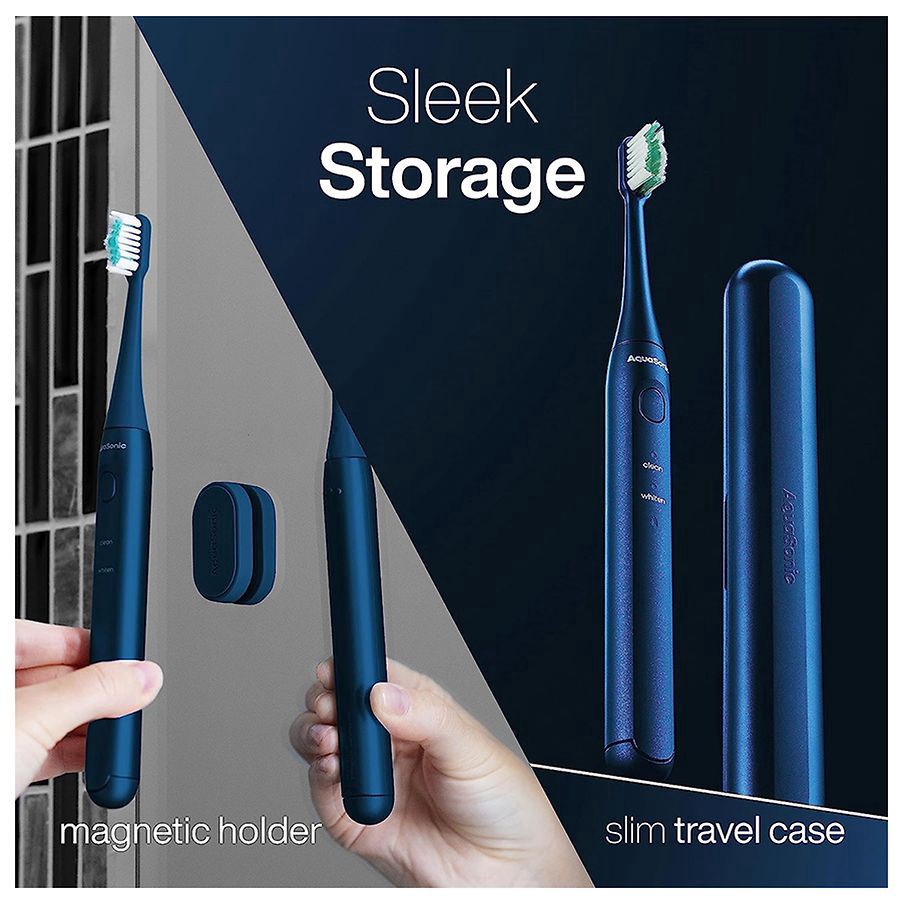 slide 3 of 5, AquaSonic Icon Rechargeable Power Toothbrush - 1 ea, 1 ct