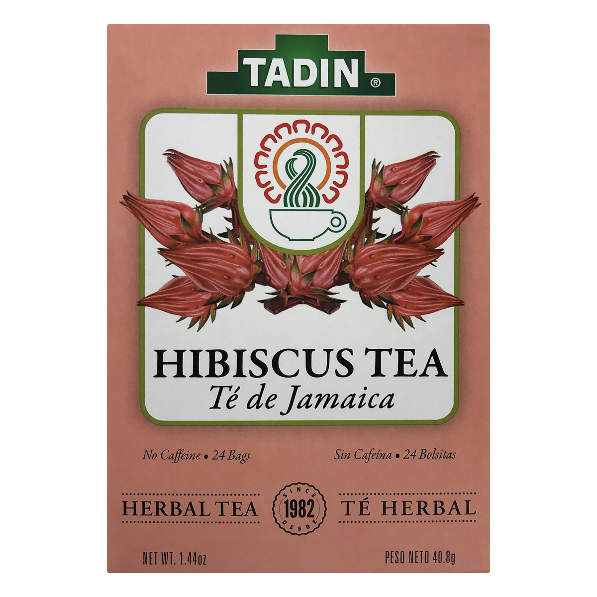 slide 1 of 1, Tadin Tea Habiscus Te De Jamaica, 24 ct