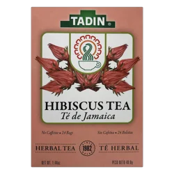 Tadin Tea Hibiscus Te De Jamaica - 24 ct