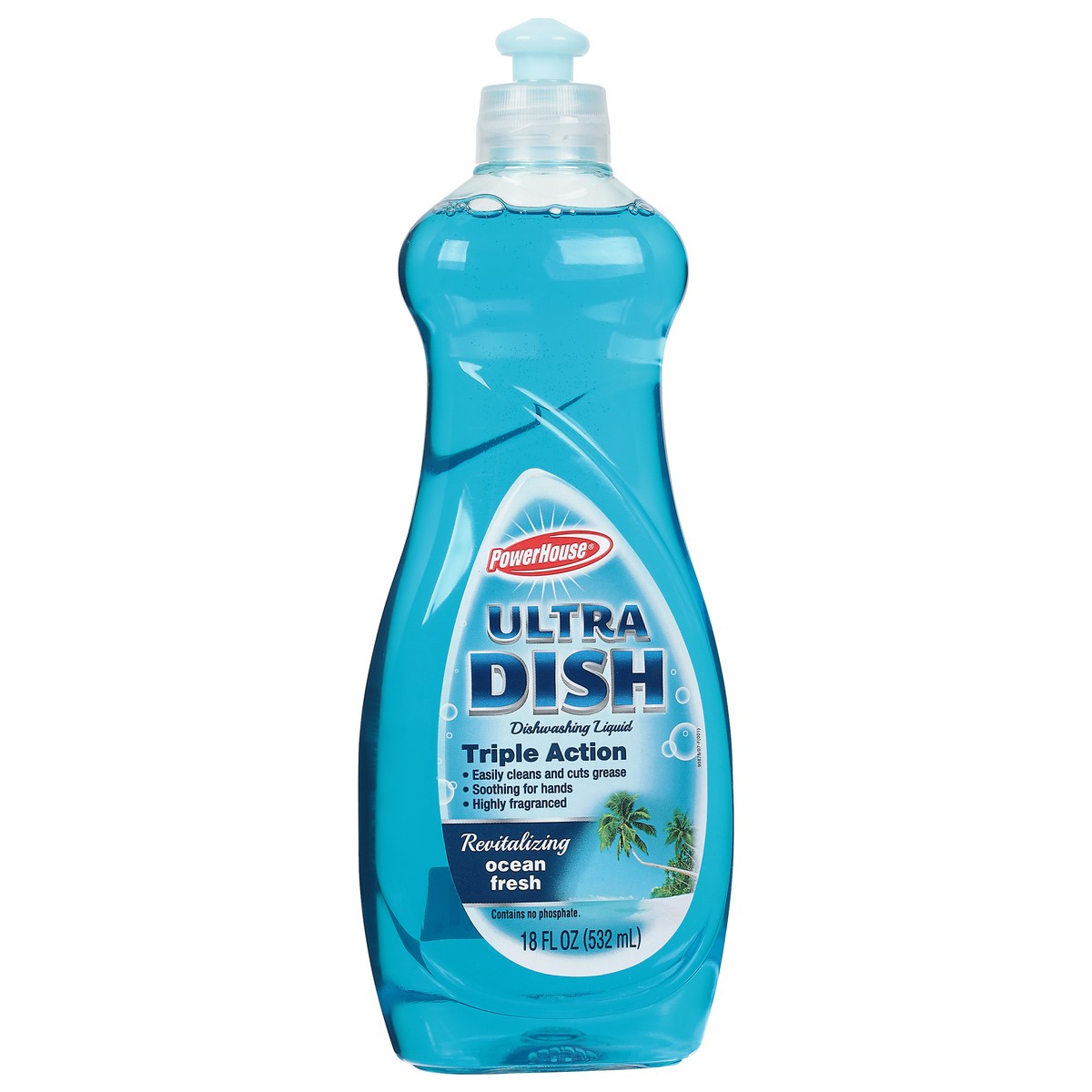 slide 7 of 10, PowerHouse Power House ULTRA Dish Detergent Ocean Mist, 25 oz