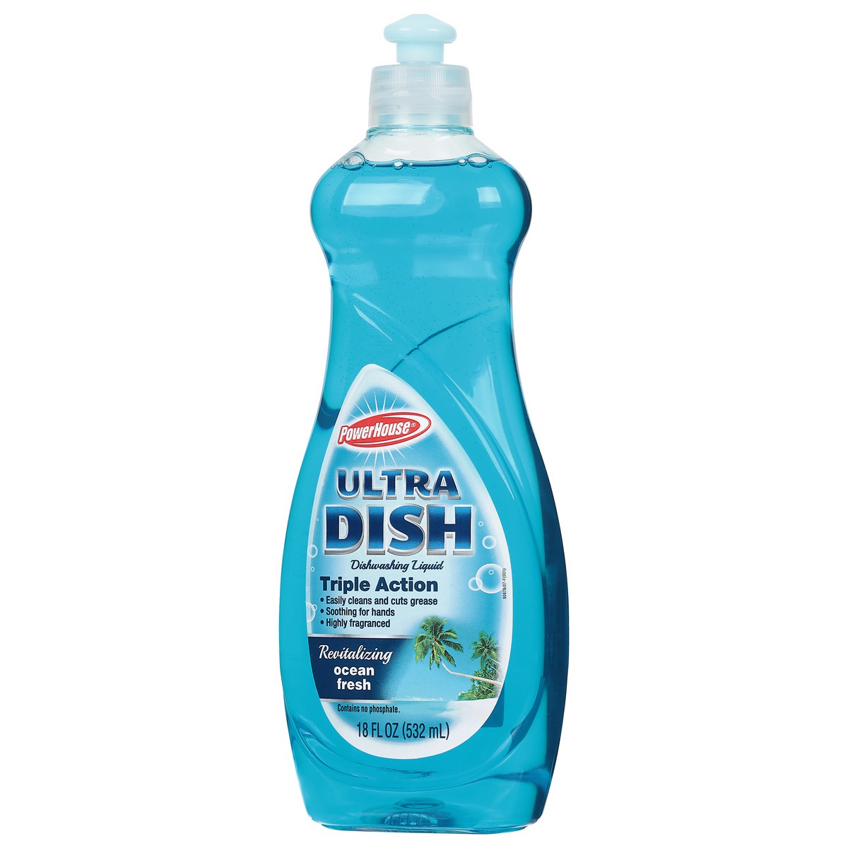 slide 8 of 10, PowerHouse Power House ULTRA Dish Detergent Ocean Mist, 25 oz