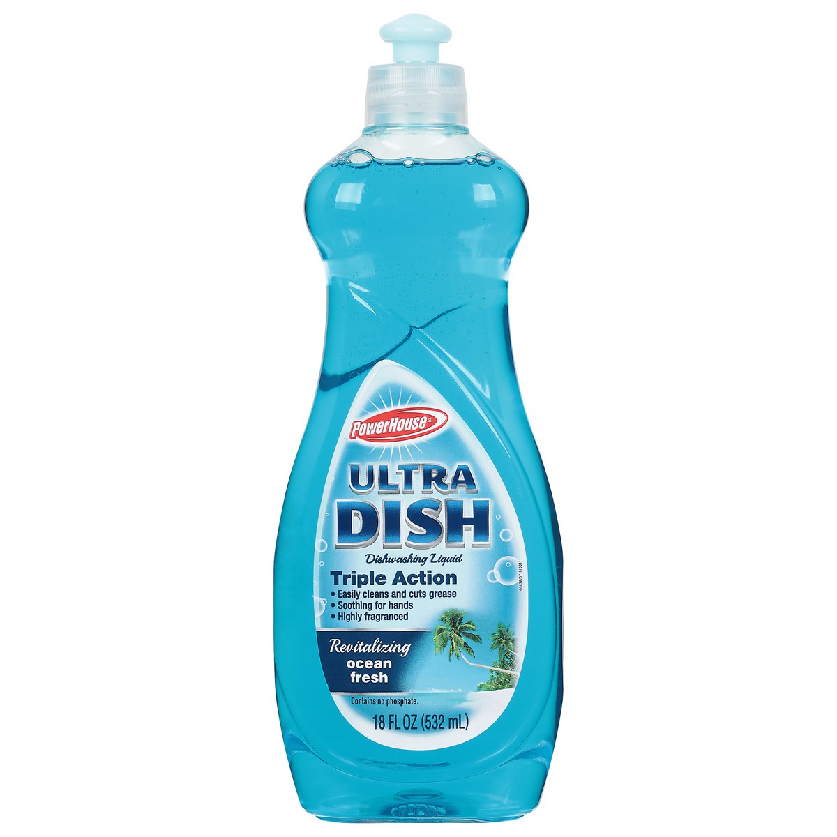 slide 10 of 10, PowerHouse Power House ULTRA Dish Detergent Ocean Mist, 25 oz