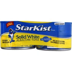 StarKist 4 Pack Solid White Albacore Tuna in Water 4-5 oz Cans