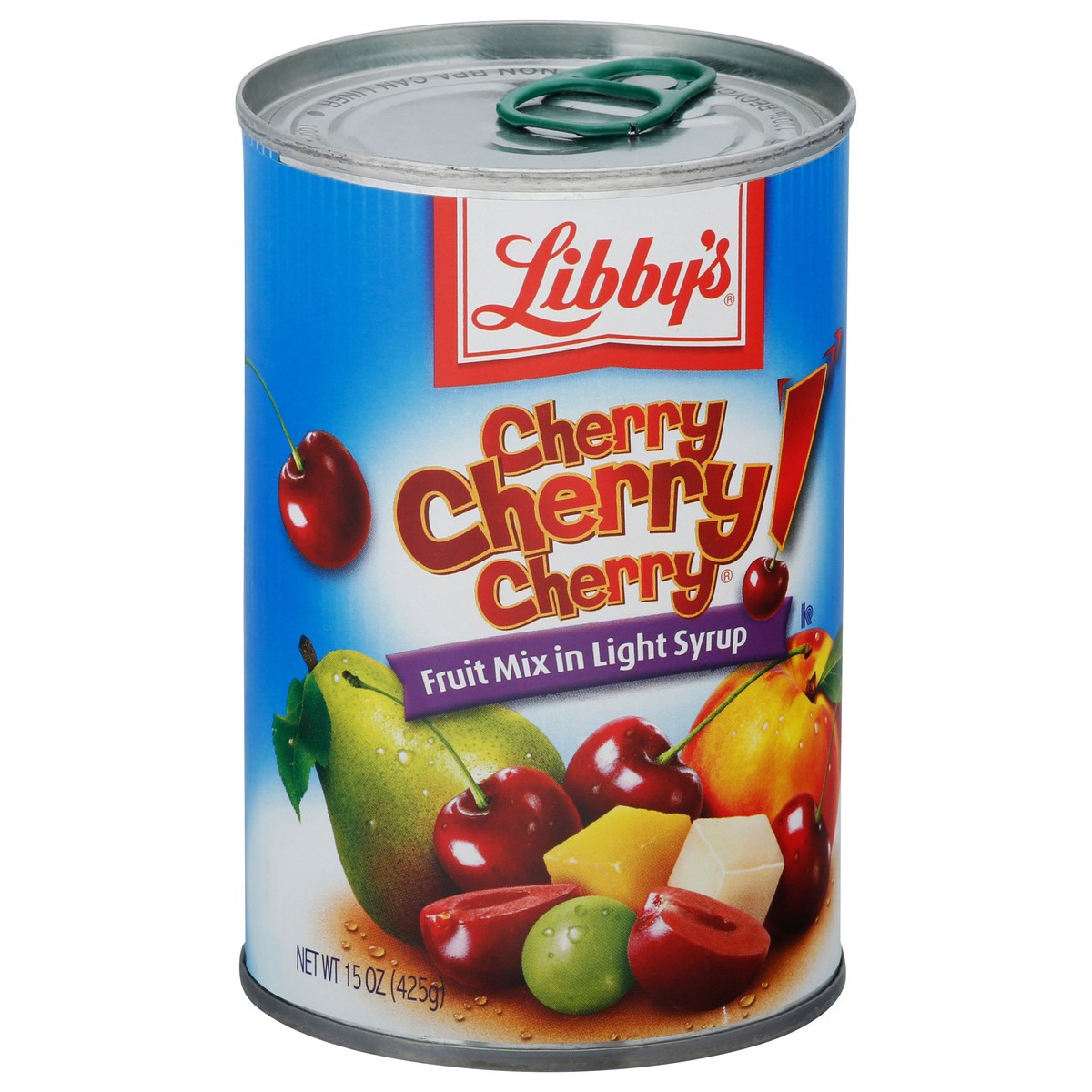 slide 5 of 9, Libby's Cherry Cherry Cherry! Fruit Mix in Light Syrup 15 oz, 15 oz