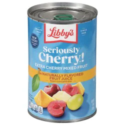 Libby's Seriously Cherry! Extra Cherry Mixed Fruit in Naturally Flavored Fruit Juice 15 oz