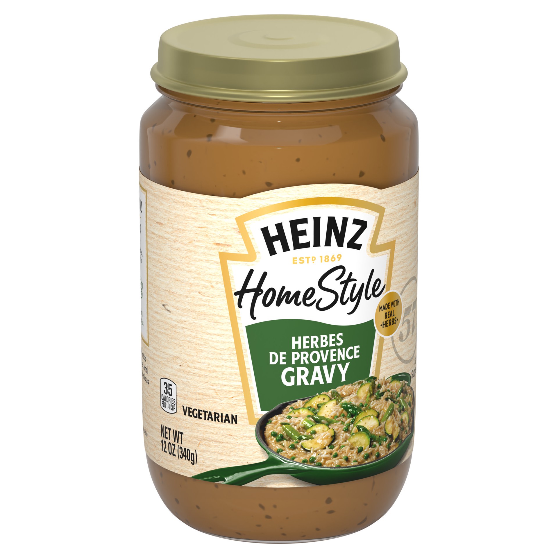 slide 5 of 5, Heinz HomeStyle Herbes de Provence Gravy, 12 oz Jar, 12 oz