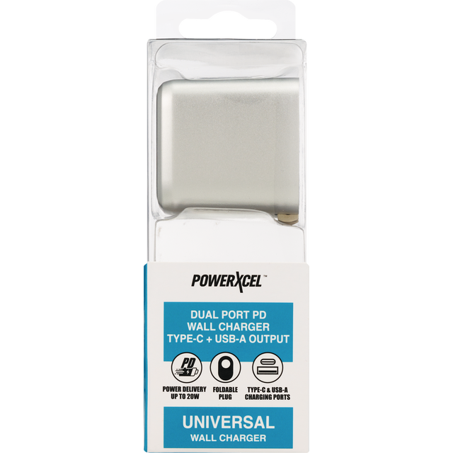 slide 1 of 1, Dual Output Pd 20Watts Wall, 1 ct