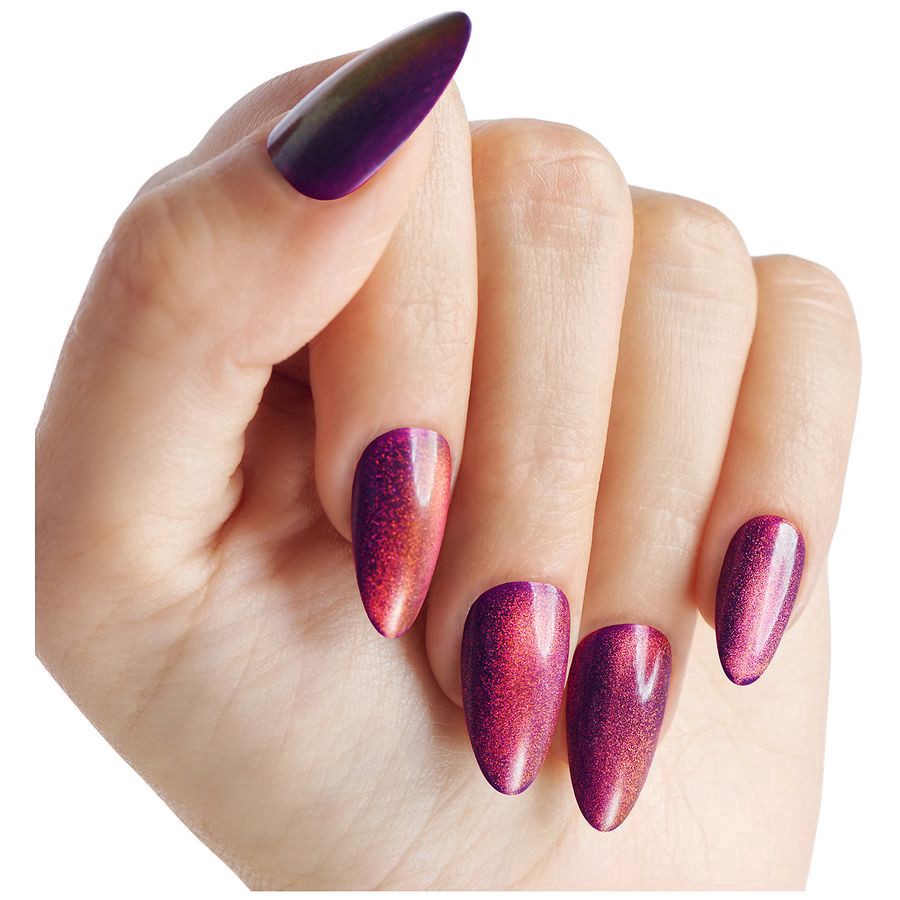 slide 3 of 5, Kiss Gel Fantasy Glue-On Nails Medium - Stream, 1 ct