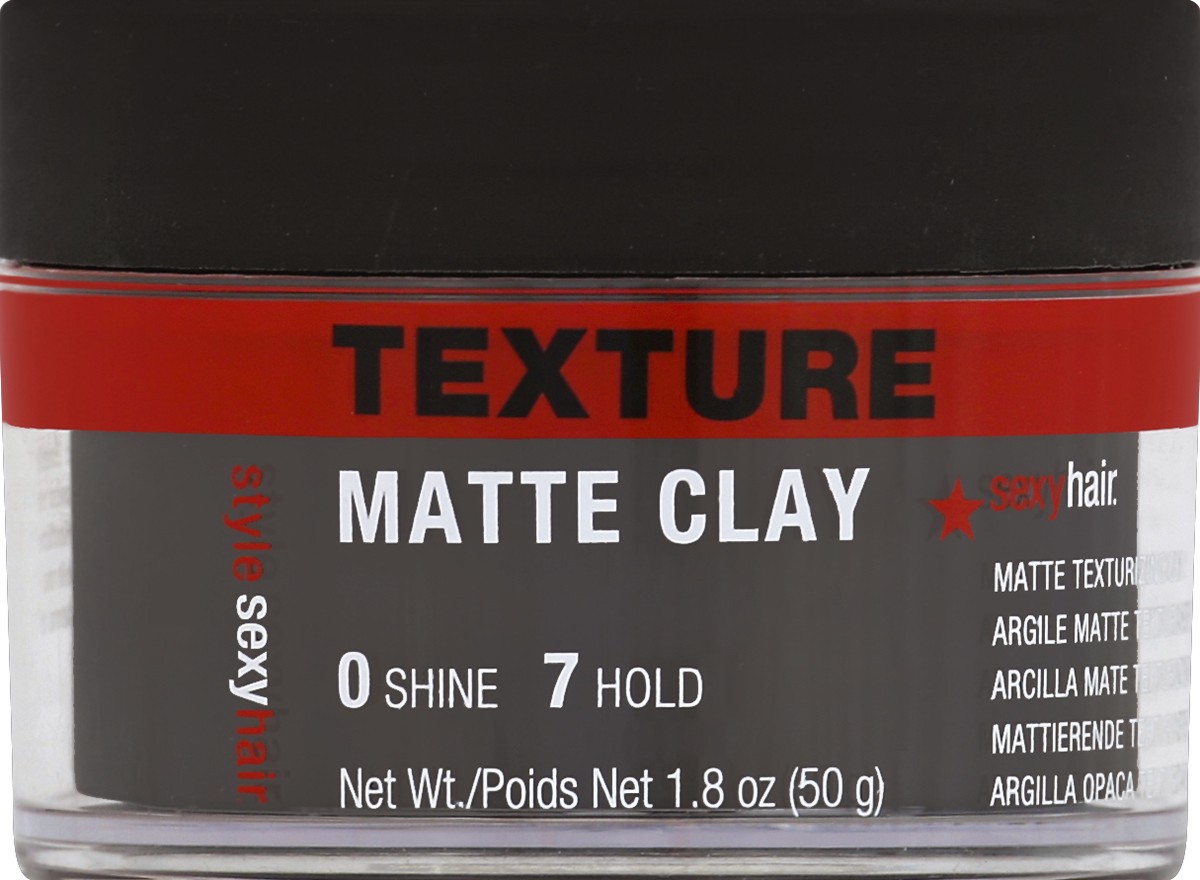 slide 2 of 2, Sexy Hair STYLE SEXY MATT TXT CLAY, 1.8 oz