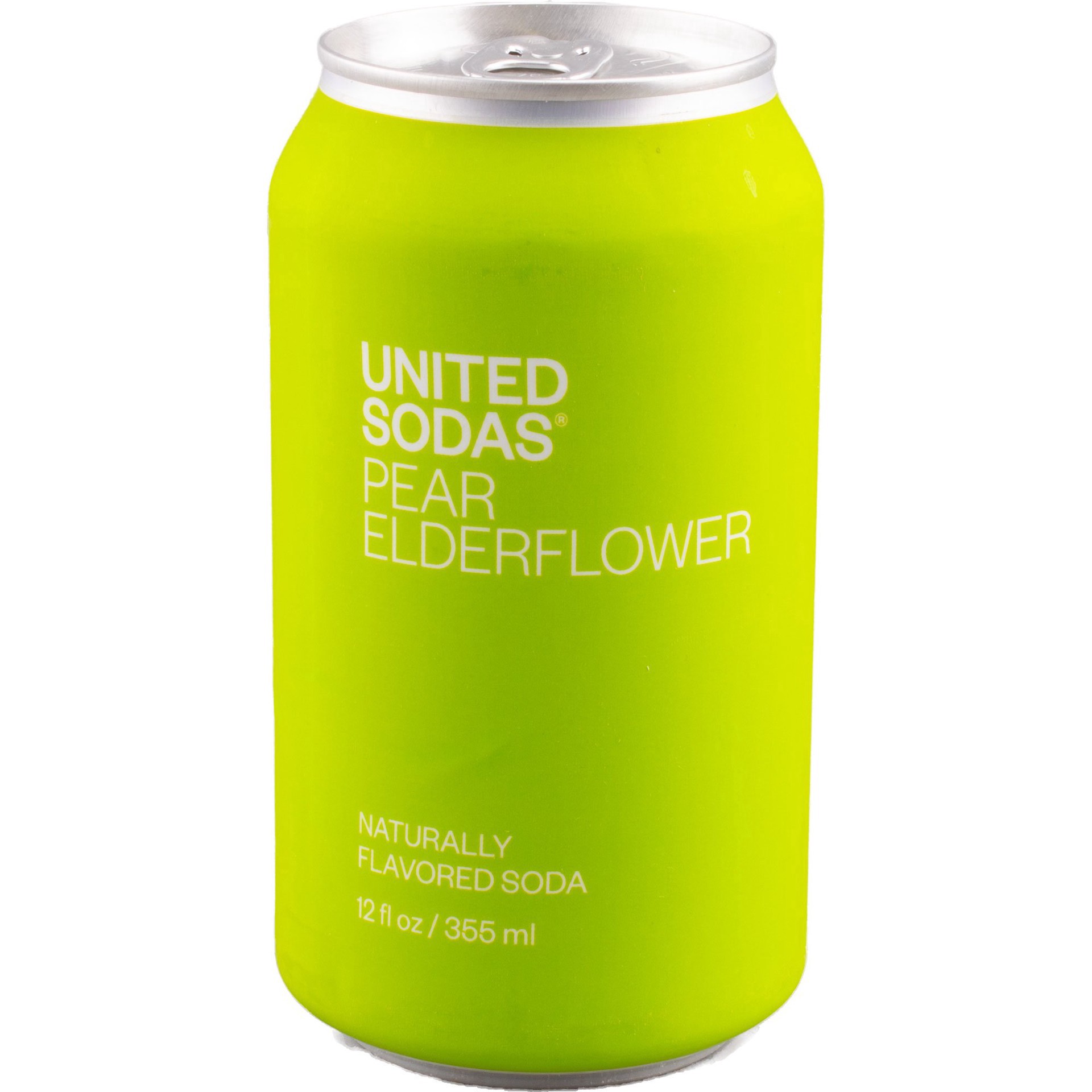 slide 1 of 1, United Sodas Of America Pear Elderflower - 12 fl oz, 12 fl oz