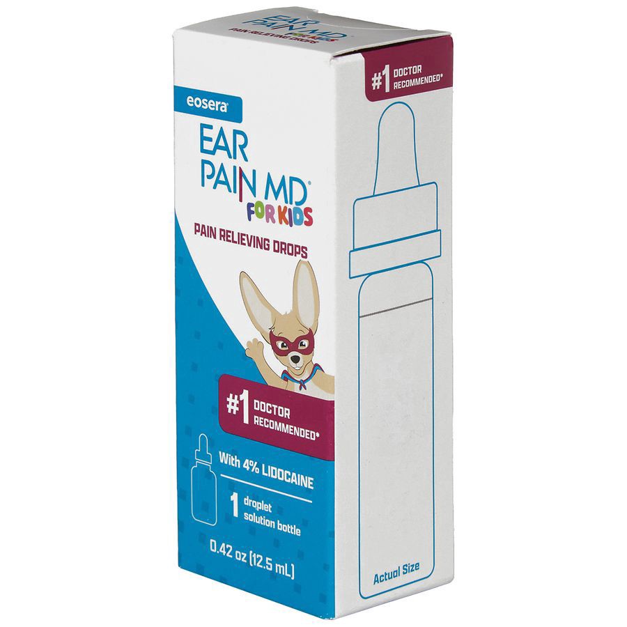 slide 2 of 5, Eosera Ear Pain MD for Kids Pain Relieving Drops 0.17 fl oz, 0.17 fl oz