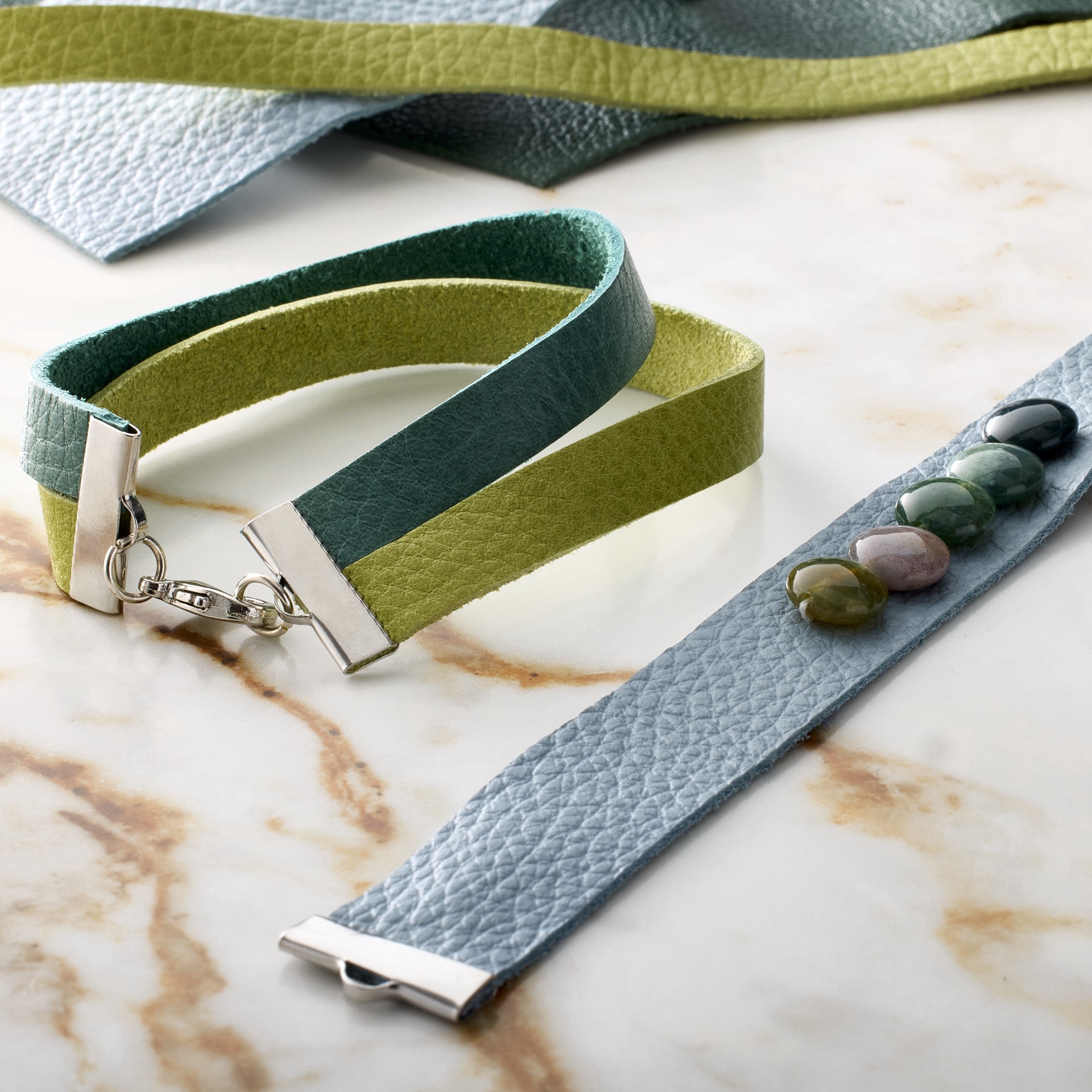 slide 4 of 7, 0.5lb. Assorted Leather Scraps By Bead Landing, 0.5 lb