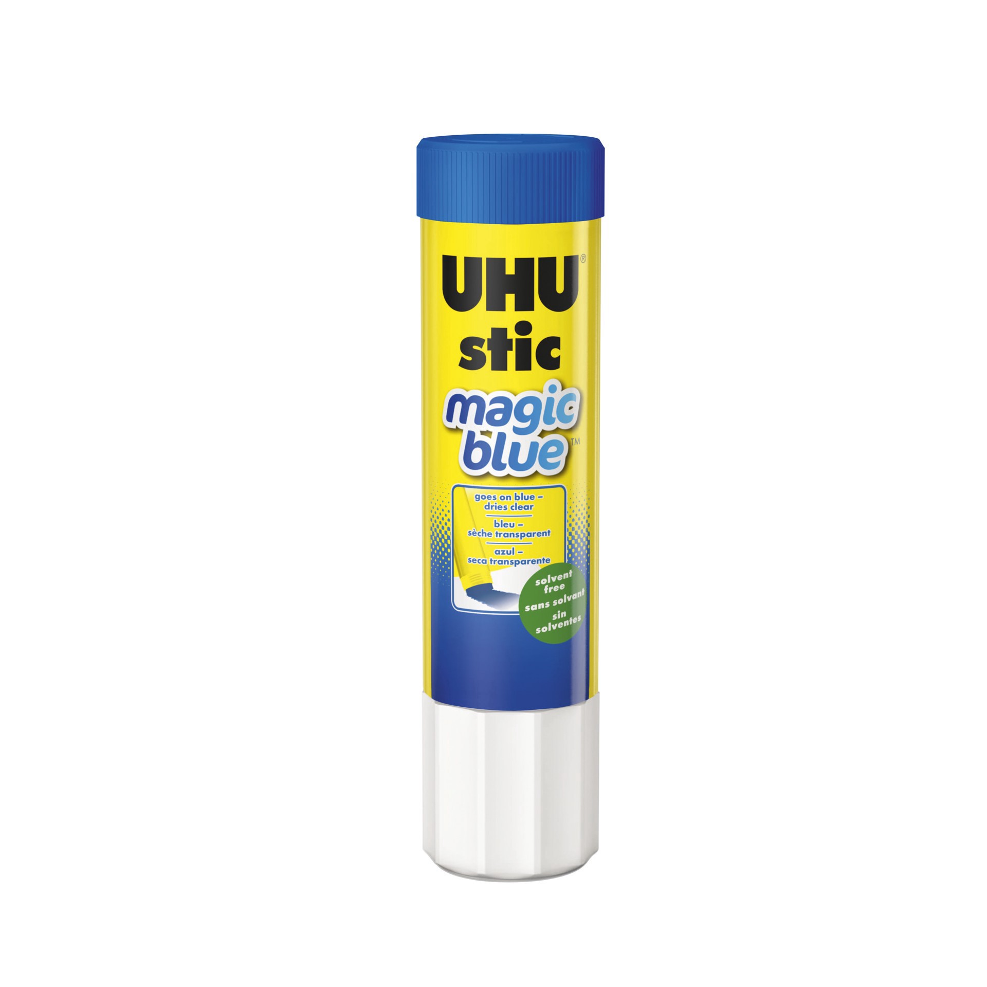 slide 3 of 3, Uhu Magic Blue Stic, 0.74 oz