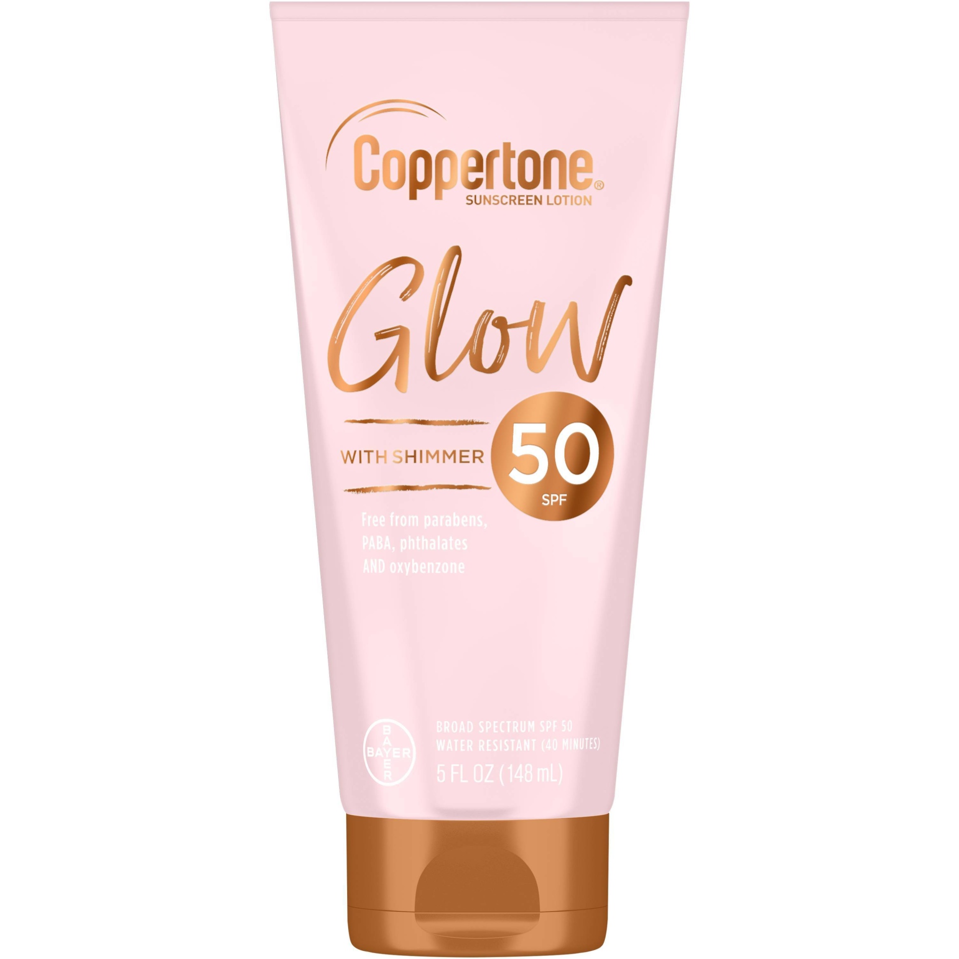 slide 1 of 7, Coppertone Nbspglow Sunscreen with Shimmer - SPF 50, 5 fl oz