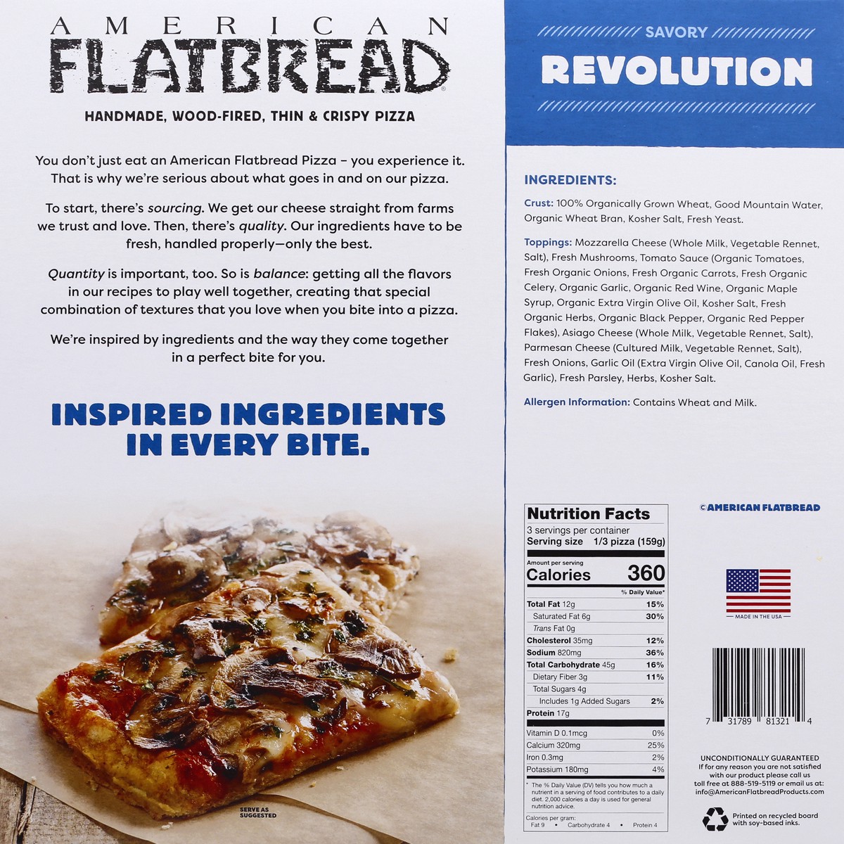 slide 11 of 13, American Flatbread Flatbread Revolution With Homemade Tomato Sauce, 16.8 oz