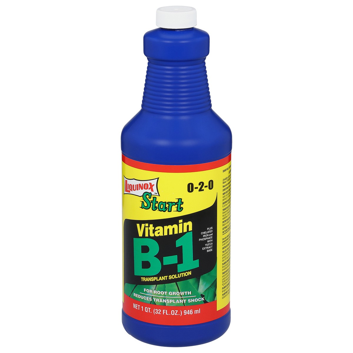 slide 6 of 12, Liquinox Vitamin B-1 Transplant Solution for Root Growth 1 qt, 1 ct