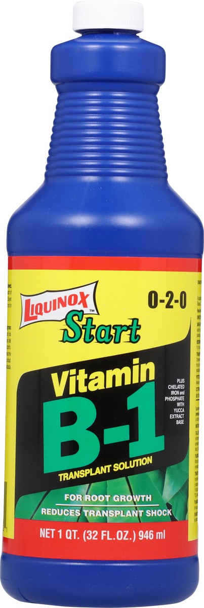 slide 2 of 12, Liquinox Vitamin B-1 Transplant Solution for Root Growth 1 qt, 1 ct