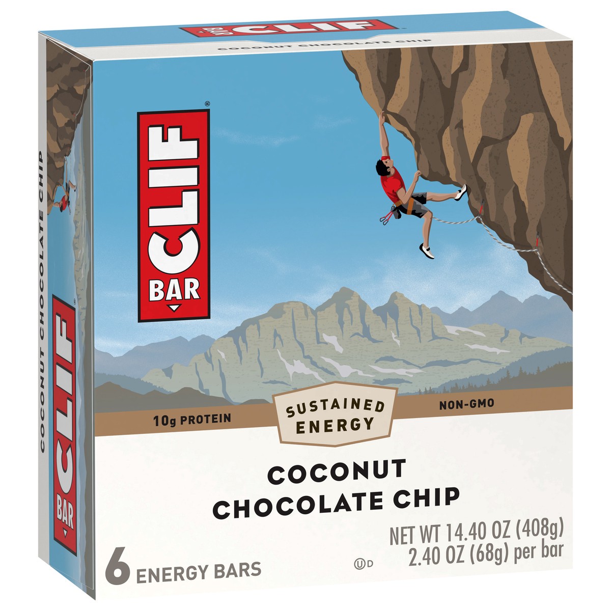 slide 2 of 9, CLIF Coconut Chocolate Chip Energy Bars 6 - 2.40 oz ea, 6 ct; 2.4 oz