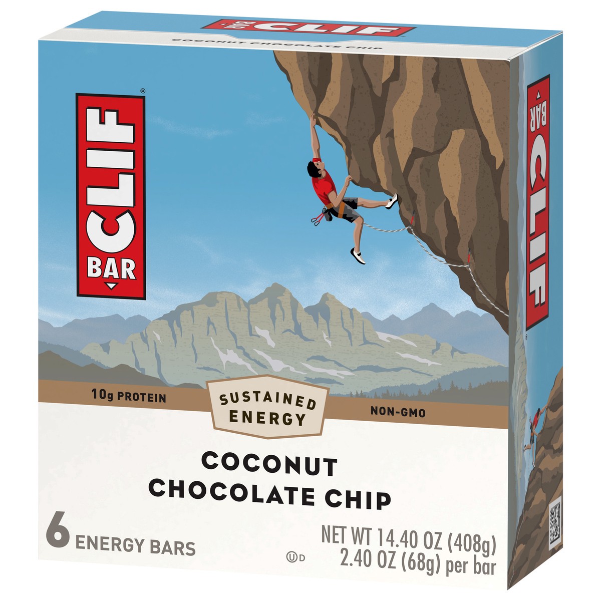 slide 3 of 9, CLIF Coconut Chocolate Chip Energy Bars 6 - 2.40 oz ea, 6 ct; 2.4 oz