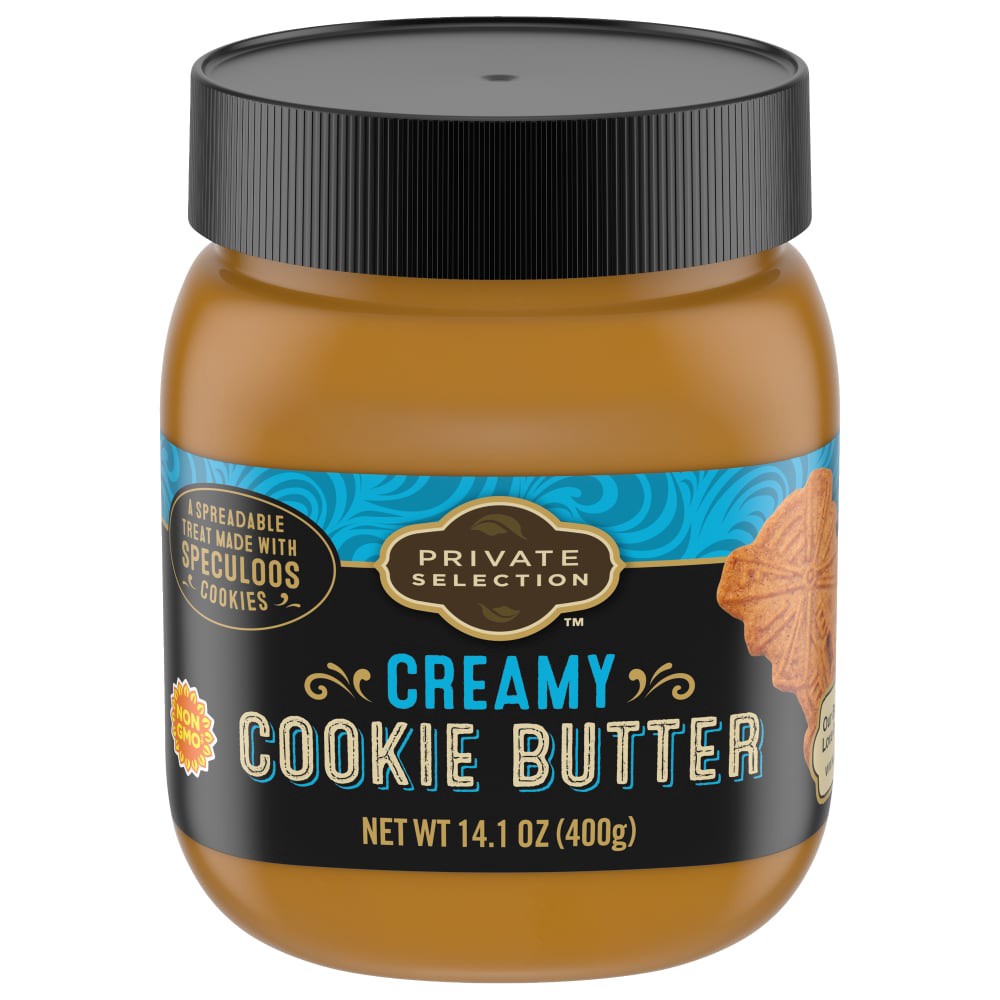 slide 3 of 4, Private Selection Creamy Cookie Butter, 14.1 oz
