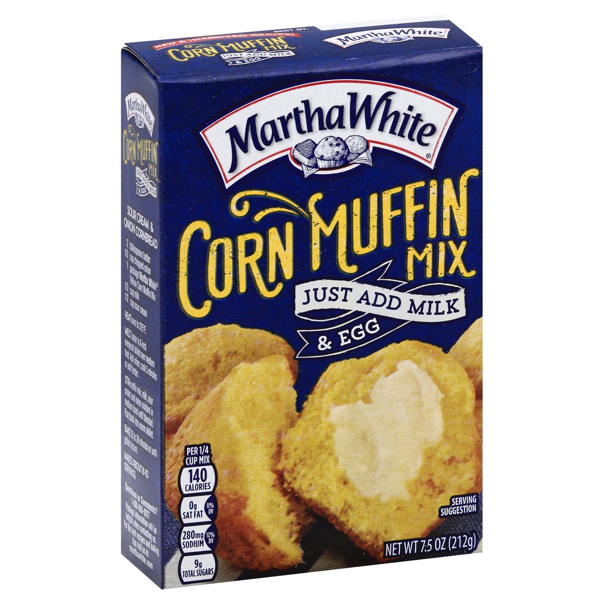 slide 7 of 11, Martha White Corn Muffin Mix, 7.5 oz