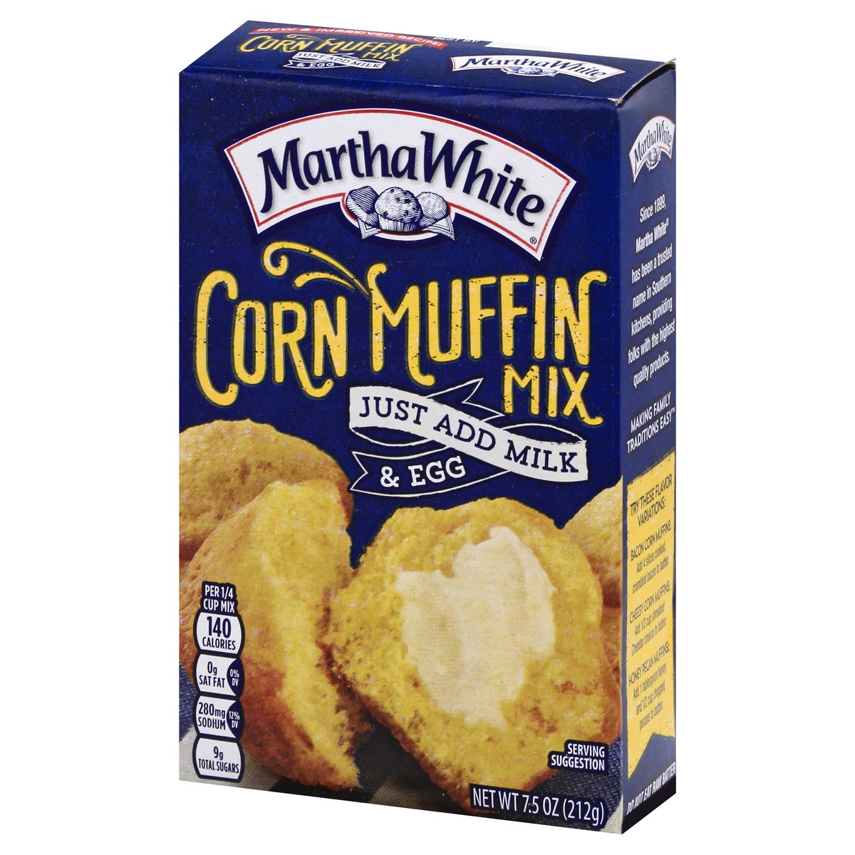 slide 5 of 11, Martha White Corn Muffin Mix, 7.5 oz