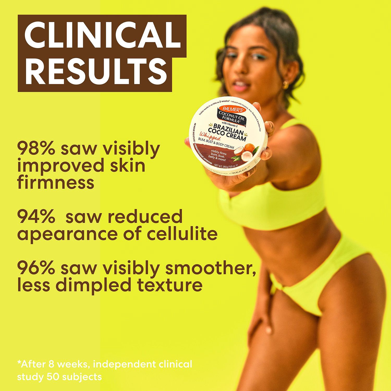 slide 8 of 10, Palmer's Coconut Oil Formula Brazilian Coco Whipped Firming Cream, 8.8 oz