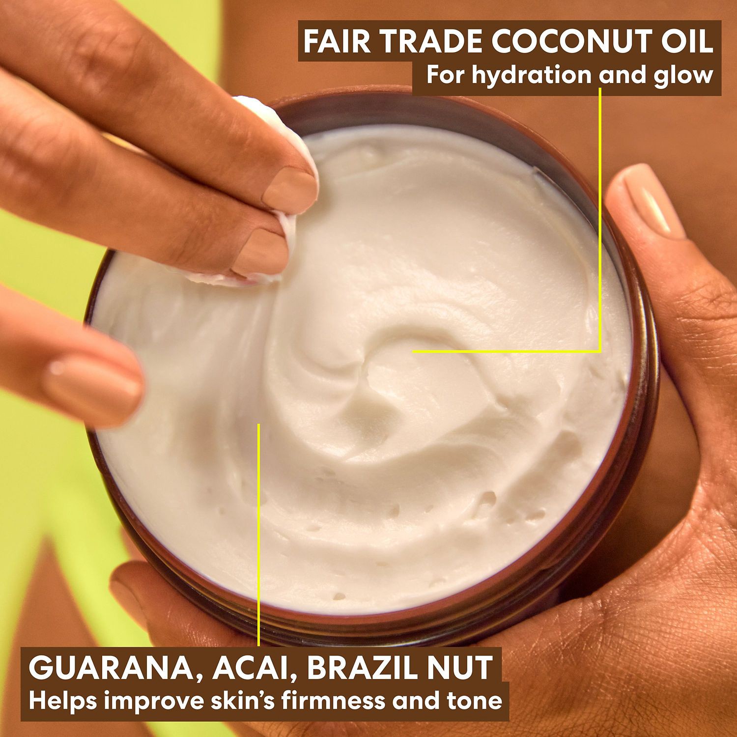 slide 4 of 10, Palmer's Coconut Oil Formula Brazilian Coco Whipped Firming Cream, 8.8 oz