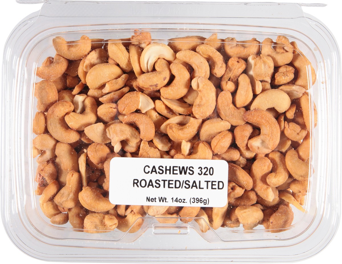 slide 9 of 9, JLM Manufacturing 320 Roasted/Salted Cashews 14 oz, 14 oz