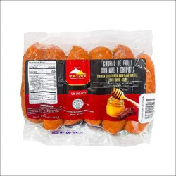 De Mi Tierra Chorizo De Pollo Con Miel Y Chipotle