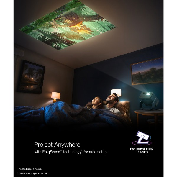 slide 3 of 7, EPSON EF-22 Projector, 1 ct