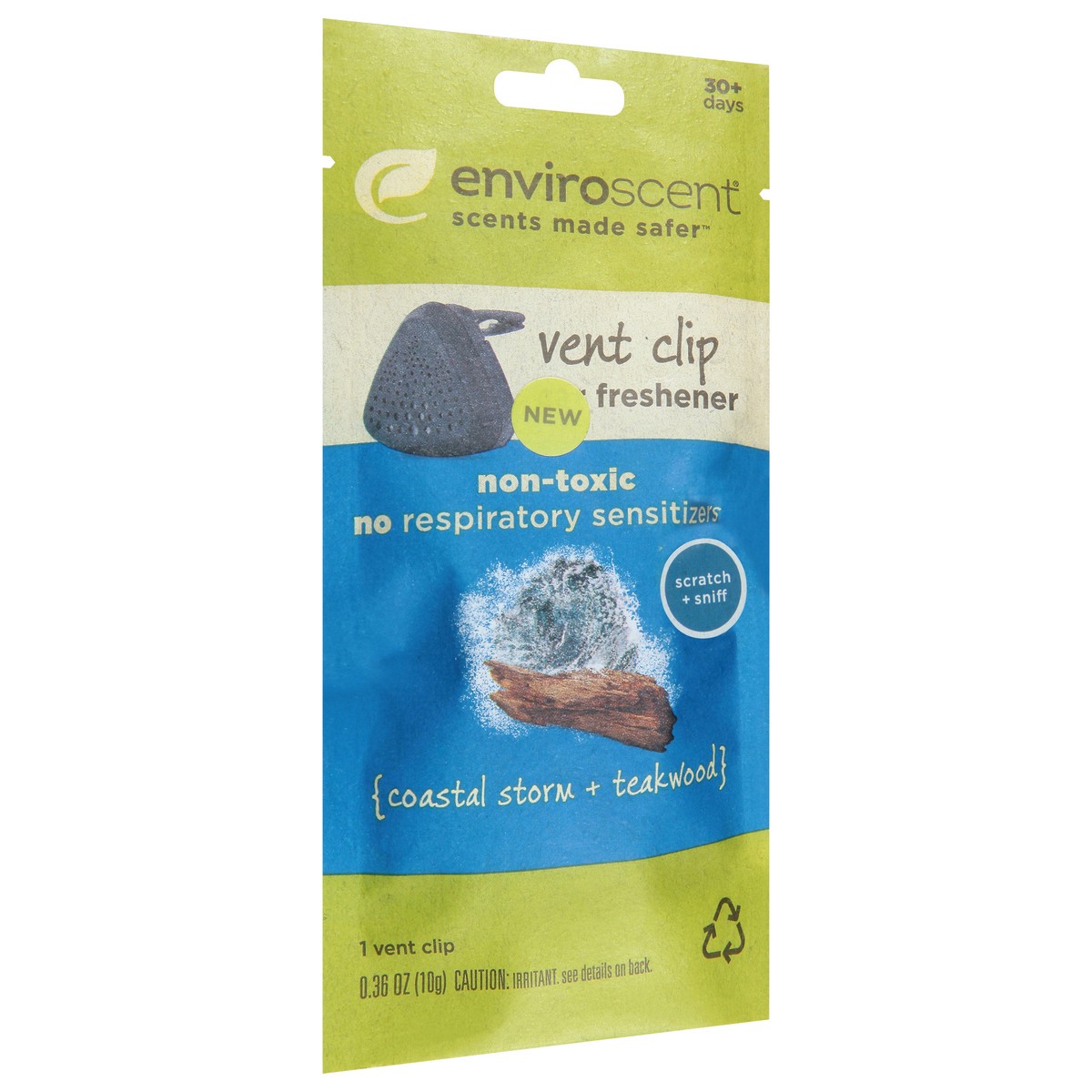 slide 2 of 11, Enviroscent Vent Clip Coastal Storm, 1 ct