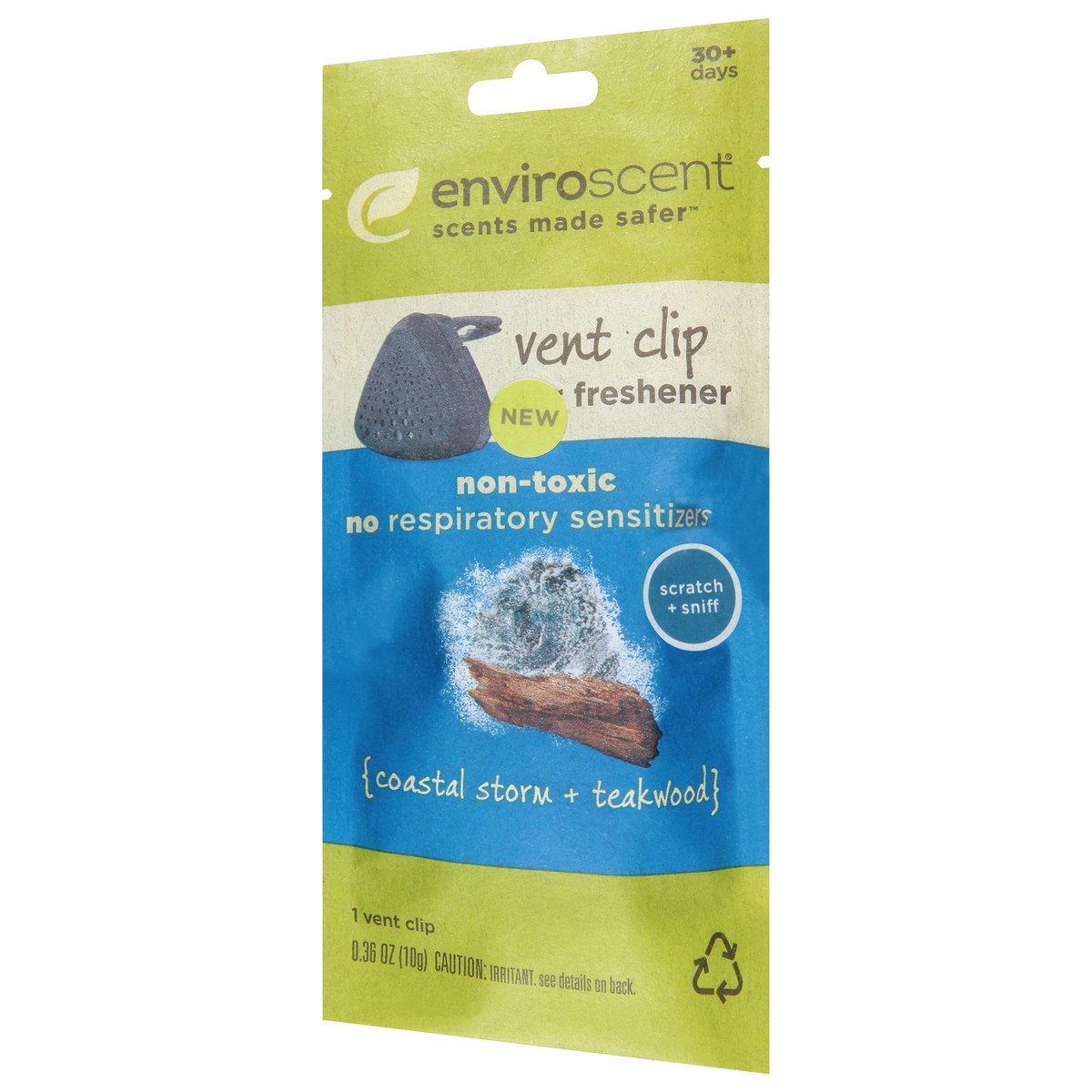 slide 6 of 11, Enviroscent Vent Clip Coastal Storm, 1 ct