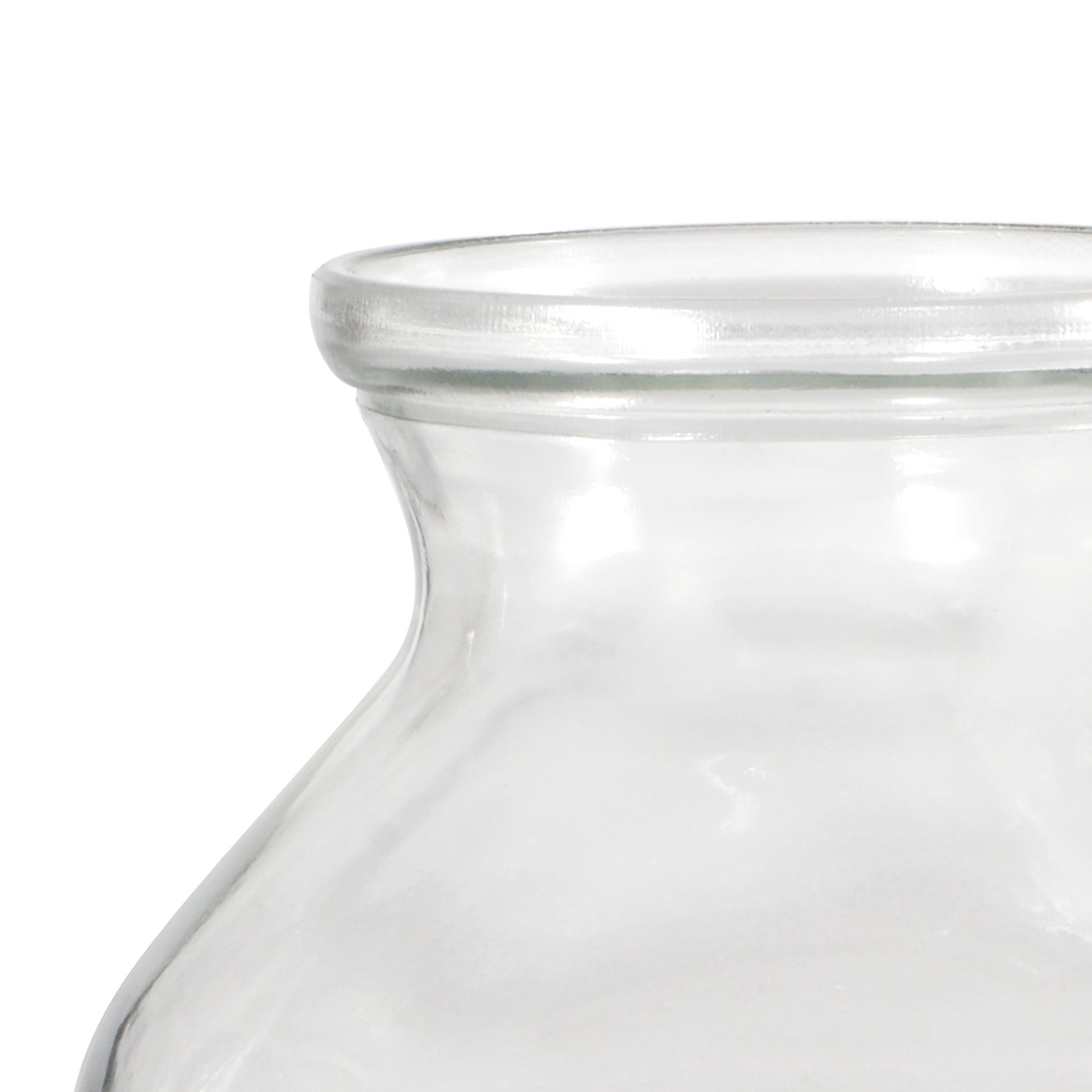 slide 3 of 3, 6" Clear Rustic Glass Vase By Ashland, 6 in