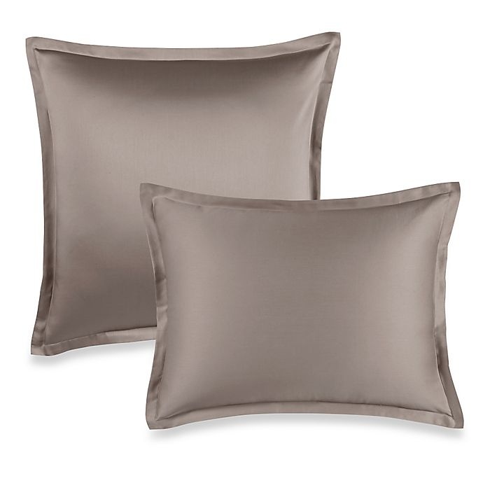 slide 1 of 1, Wamsutta 400-Thread-Count European Pillow Sham - Silver, 1 ct
