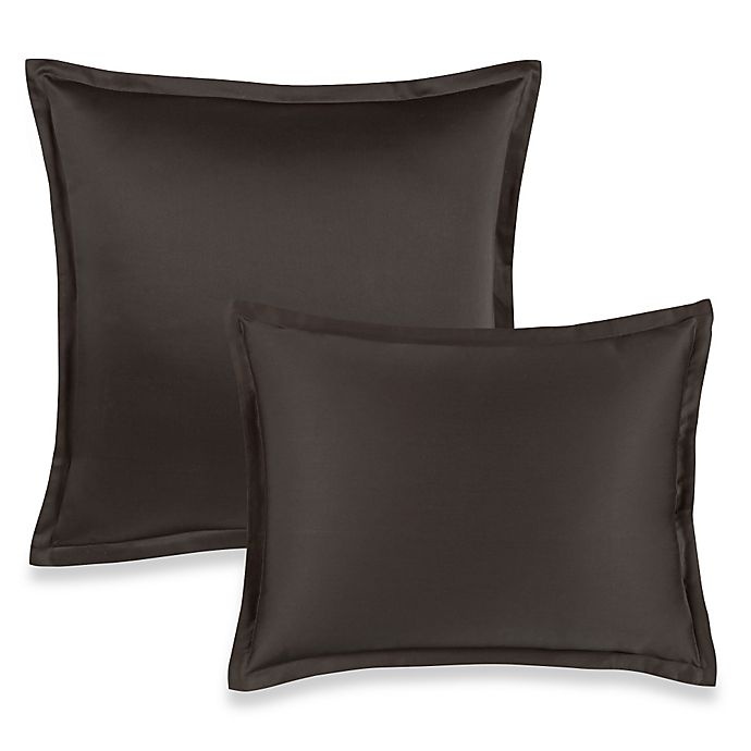 slide 1 of 1, Wamsutta 400-Thread-Count Standard Pillow Sham - Charcoal, 1 ct