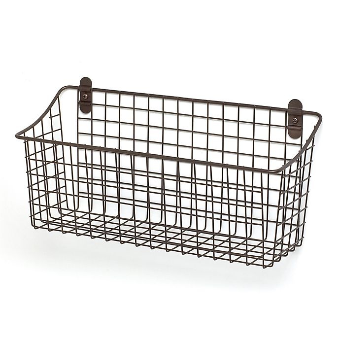 slide 1 of 1, Spectrum Vintage Extra Large Cabinet & Wall Mount Basket - Bronze, 1 ct