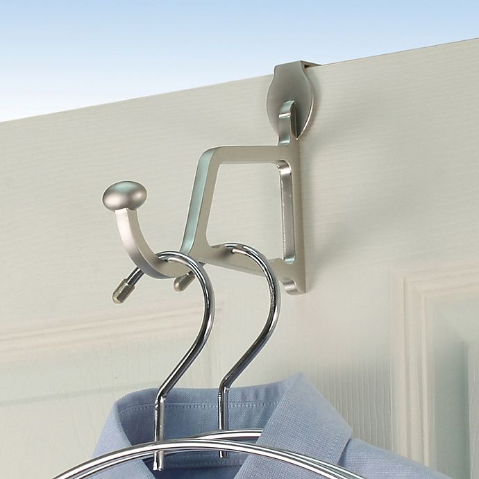 slide 2 of 2, Spectrum Duchess Over The Door Hanger Holder - Satin Nickel, 1 ct