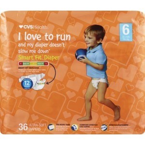 slide 1 of 1, Cvs Health Ultra Soft Diapers Size 6, 36 Ct, 40 ct