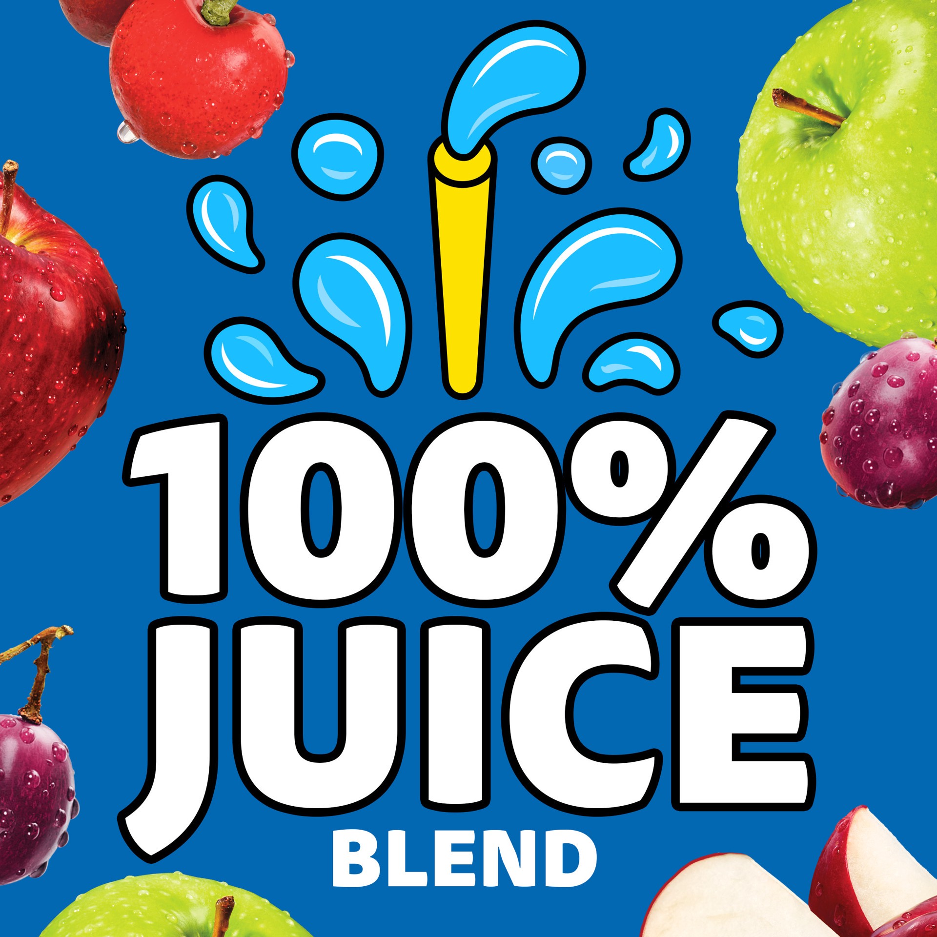 slide 2 of 5, Capri Sun 100% Juice Fruit Punch Flavored All-Natural Juice Blend from Concentrate with added ingredients and other natural flavors, 10 ct Box, 6 fl oz Pouches, 10 ct; 6 fl oz